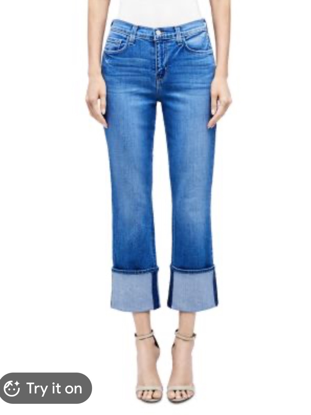 L’Agence Camila cuffed jeans